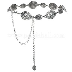 Chaîne de taille à maillons ovales en alliage bohème pour femme&nbsp;WG29A3A-02