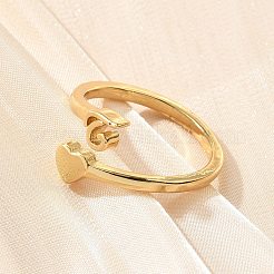 Bagues de manchette en laiton pour femmes&nbsp;RJEW-U044-T