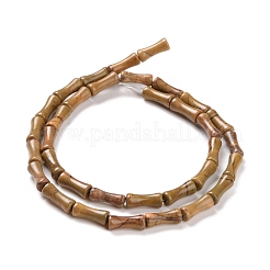 Fili di perle naturali di turchese giallo (diaspro)&nbsp;G-P475-05