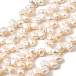 Brins de perles de culture d'eau douce naturelles&nbsp;PEAR-I007-03E-01A