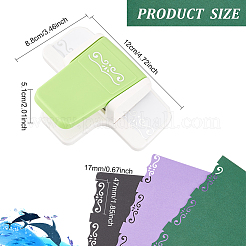 Mini-Kunststoffstanzer für Scrapbooking und Papierhandwerk&nbsp;DIY-WH0349-57B