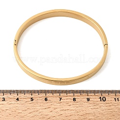 Bracelets à charnière en acier inoxydable 304&nbsp;BJEW-D408-22G