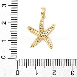 Pendentifs en laiton zircon cubique transparent&nbsp;KK-G542-02G-02