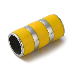 Emailleperlen aus 304 Edelstahl&nbsp;STAS-D014-29P