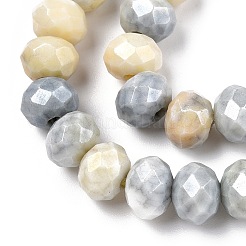 Colliers de perles de verre teintées à effet ombré&nbsp;X-GLAA-C023-02-B04