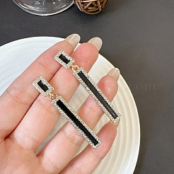 Boucles d'oreilles pendantes en alliage et strass&nbsp;FS-WG55776-01