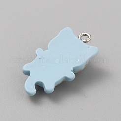 Pendentifs chat en résine opaque&nbsp;X1-CRES-TAC0010-07F