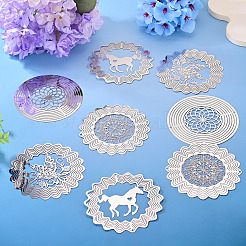 8 Stück 4 Stile 201 Edelstahl-Anschluss-Charms&nbsp;STAS-SW0001-04