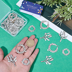 30 pz 3 stili pendenti in lega di stile tibetano&nbsp;FIND-SC0021-68