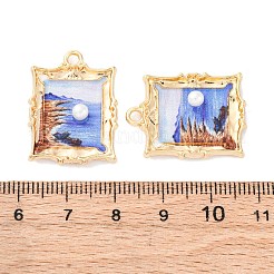 Emaille Anhänger Legierung&nbsp;FIND-M060-03G