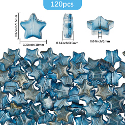 120pcs cuentas de lampwork hechas a mano&nbsp;LAMP-PA0001-15A