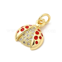 Colgante micropavé cubic zirconia de latón&nbsp;KK-I359-02G-02