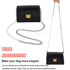 1 manico per borsa in plastica con perline finte&nbsp;PURS-WR0006-92P