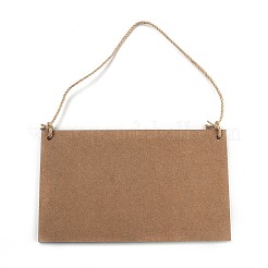 Porte en bois halloween suspendu panneau de bienvenue&nbsp;HJEW-Z002-04C