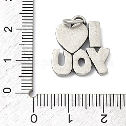 Valentinstag 304 Edelstahlanhänger&nbsp;STAS-C171-01C-AS