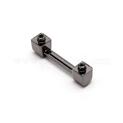 Boucles d'ancrage de connecteur de sac en alliage de zinc&nbsp;FIND-WH0090-55B