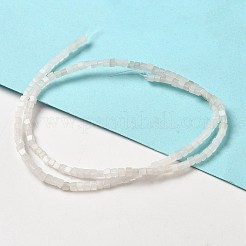 Natürliche weiße Jade perlen Stränge&nbsp;G-B064-A28