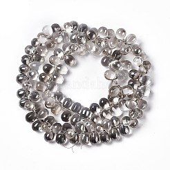 Chapelets de perles en verre électroplaqué&nbsp;X-EGLA-L033-PL01