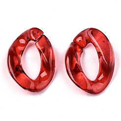 Transparentem Acryl Verknüpfung Ringe&nbsp;LS-OACR-S036-001A-J05