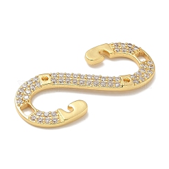 Porte micro ouvrent pendentifs zircone cubique en laiton de placage&nbsp;KK-L224-067G
