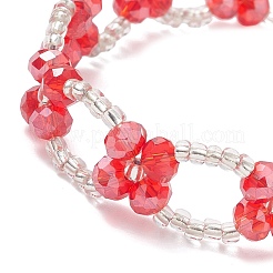 Vetro perline braccialetti per le donne&nbsp;BJEW-JB12736