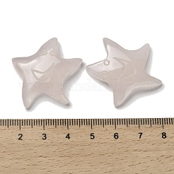 Cabochons sculptés en quartz rose naturel&nbsp;G-Q190-04B