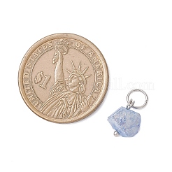 Pendentifs en quartz naturel galvanisé&nbsp;PALLOY-JF04535-02