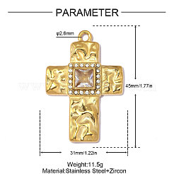 Pendentifs en acier inoxydable 304&nbsp;STAS-OY014-72G
