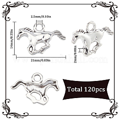 120pcs Legierungsanhänger im tibetischen Stil&nbsp;TIBEP-SC0003-09