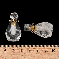 Colgantes de botellas de perfume de piedras preciosas mezcladas naturales&nbsp;G-B149-02G