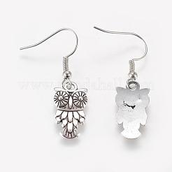 La moda di Halloween orecchini stile tibetano&nbsp;EJEW-JE00295-08