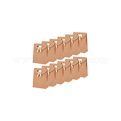 Rechteckige Geschenktüten aus Kraftpapier&nbsp;CON-WH0088-79