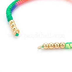 Fabrication de bracelet tressé avec cordon en nylon&nbsp;MAK-E665-06N