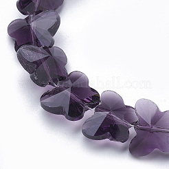 Perles en verre transparentes&nbsp;LS-GLAA-Q066-14mm-B03