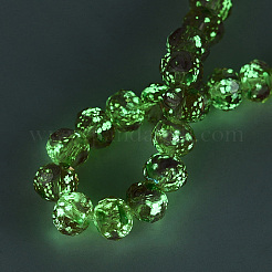 Brins de perles de lampwork lumineux faits à la main&nbsp;LAMP-N037-01C