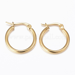 Pendientes de aro de acero inoxidable 304&nbsp;EJEW-H344-02