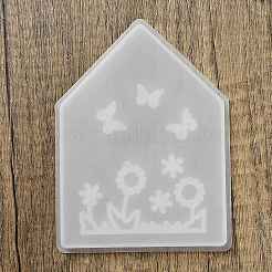 Ostern-Themenhaus mit Schmetterlings- und Blumenmuster DIY Silikon-Tischlampenformen&nbsp;SIMO-G008-01C
