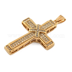 Ciondoli in strass in acciaio inossidabile 304&nbsp;STAS-G346-51G