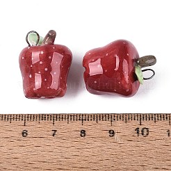 Handgemachte Porzellan-Anhänger&nbsp;PORC-N013-16A
