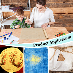 Rouleau de papier aile de cigale de 20 m pour la calligraphie et la peinture&nbsp;DIY-BC0017-39B
