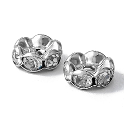Messing Strass Zwischen perlen&nbsp;RB-YW0001-05D-01P
