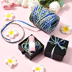 Cordones de papel de rafia teñidos en segmentos para manualidades de diy&nbsp;OCOR-WH20020-27B