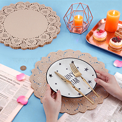100 mantel de papel para mesa de fiesta de bodas&nbsp;AJEW-WH0696-674