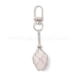 Bolsa de macramé de acero inoxidable 304 con soporte para piedras vacías&nbsp;SA-CJ9A9F-P