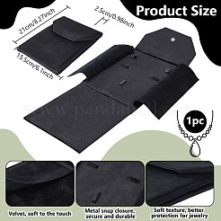 Samtverpackungsboxen für Perlenschmuckset&nbsp;CON-WH0816-032B