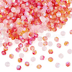 390 pz 3 colori trasparenti perline di vetro&nbsp;GLAA-TA0003-76B