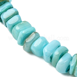 Bracelets extensibles en perles de coquillages d'eau douce naturelles teintées pour hommes et femmes&nbsp;BJEW-JB12477-02