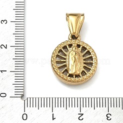 Ciondoli religiosi in acciaio inossidabile 304&nbsp;STAS-D225-12G
