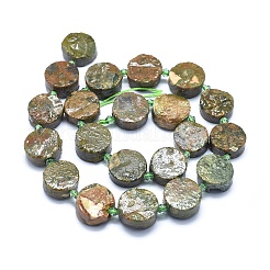 Natur Rhyolith Jaspis Perlen Stränge&nbsp;G-E530-11B