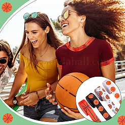 4 Rolle Ripsband mit Sportball-Aufdruck in 4 Farben&nbsp;OCOR-PH0004-07B